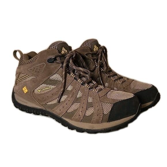 Columbia Redmond Mid Hiking Shoe Women's 8.5 Brown BL3946-212 Waterproof Trail - Picture 1 of 12